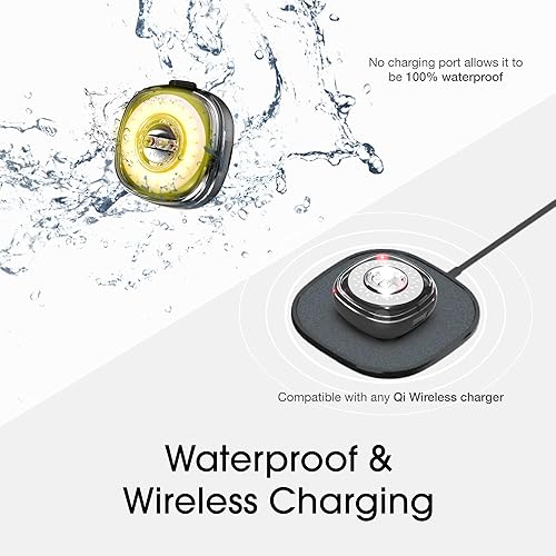 Miniatura 7 de Lumos Firefly - Sistema de luz inteligente para bicicleta, sincronización de luz LED delantera y trasera, brillo personalizado, patrón de flash,