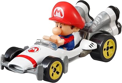 Mario Kart Characters and Karts as Hot Wheels 1:64 Die-Cast Cars