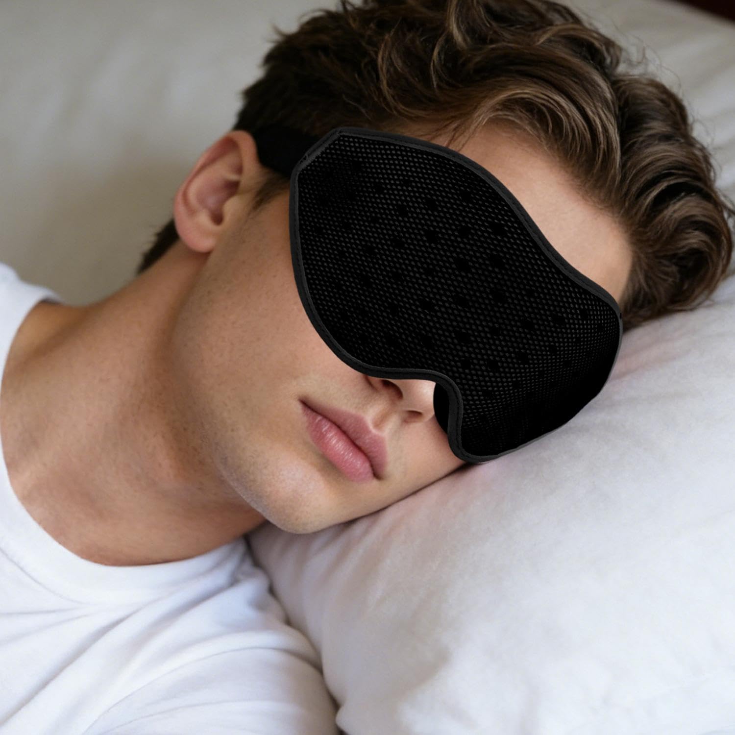 1pcs 3D Sleeping Eye Mask Travel Rest Aid Eyes Cover Patch Lights Blockout Soft Sleeping Masks Eye Relax