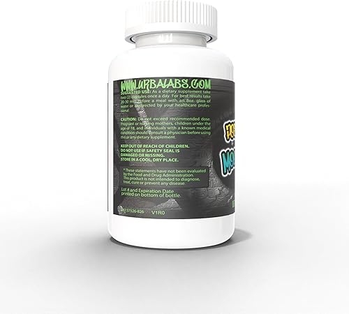 Miniatura 4 de Urbalabs Positive Vibes 5-HTP Elevador de estado de ánimo Sueño Calma Soporte relajado 5 HTP Suplemento 5 Hidroxtriptófano Apoya el estado de ánimo