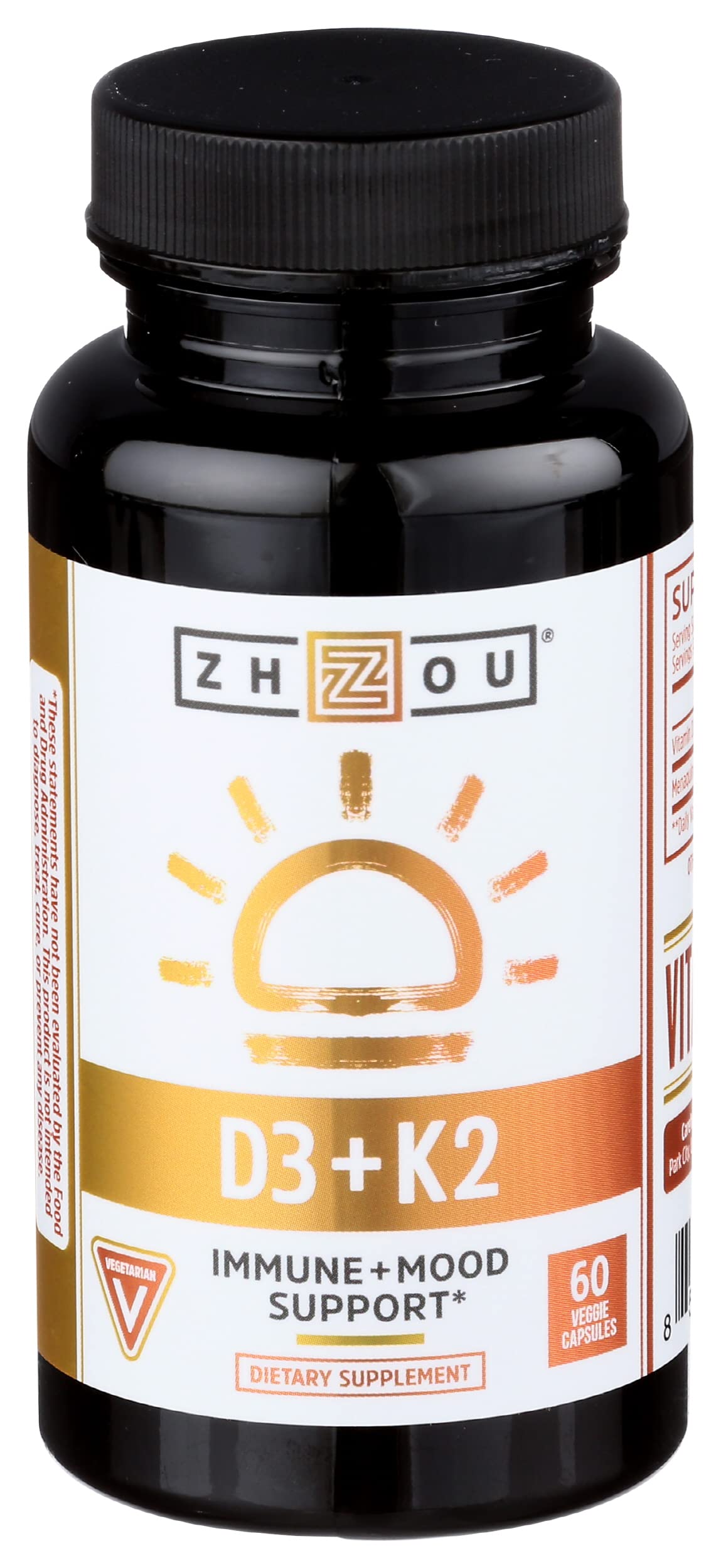 Zhou Nutrition D3 + K2, 60 CT | Grocery Pickup & Delivery | Whole