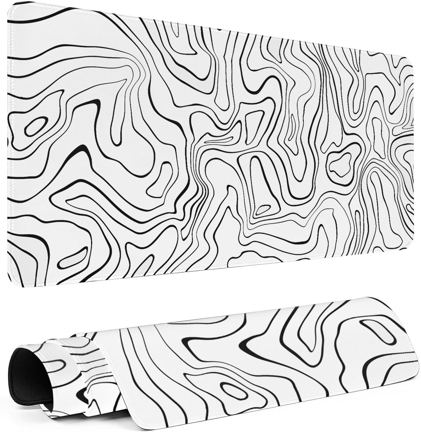 Rcege Extra Large Mouse Pad â XL Gaming Mousepad with Non-Slip Rubber Base, Waterproof Surface â Smooth Keyboard and Mouse Pad for Home, Office