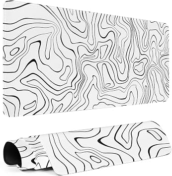 Rcege Extra Large Mouse Pad   XL Gaming Mousepad with Non-Slip Rubber Base, Waterproof Surface   Smooth Keyboard and Mouse Pad for Home, Office