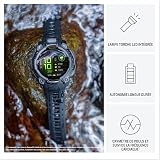 Garmin Instinct 3, AMOLED - Montre GPS connectée et robuste avec un écran AMOLED - Noire avec bracelet noir - Boîtier 45 mm - 3