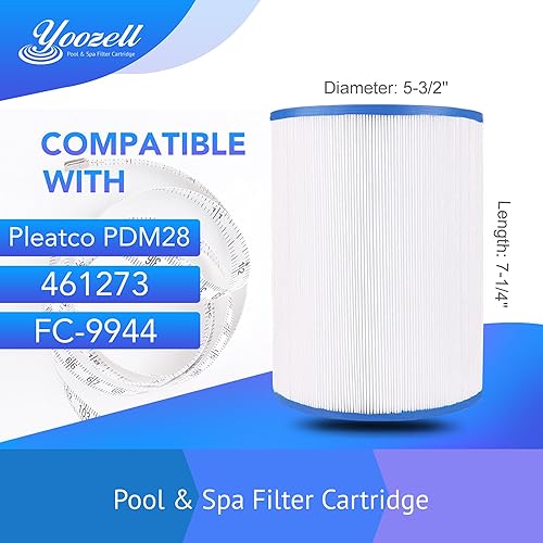 Miniatura 3 de Filtro de spa PDM28 que reemplaza el filtro Aquarest Dream Maker 461273 para bañera de hidromasaje, 1 paquete