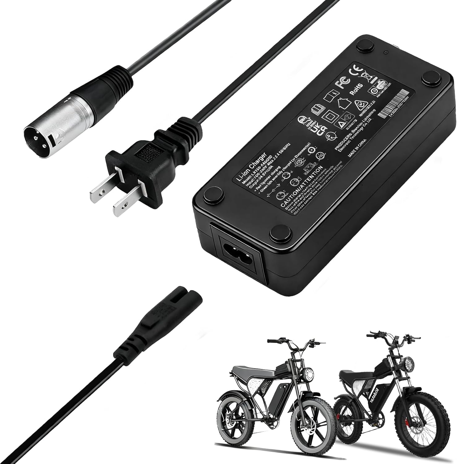 54.6V 2A Fast Battery Charger for Q20 Series