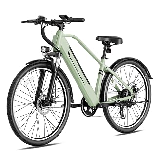 1000W Peak Electric Bike for Adults, E Bike Up to 40+ Miles, Commuter Ebike 25MPH Top Speed, 375Wh Removable Battery,26" Ebike with 7-Speed&Front Suspension,Electric Mountain Bike for Outdoor - Amazon product rated Grade A