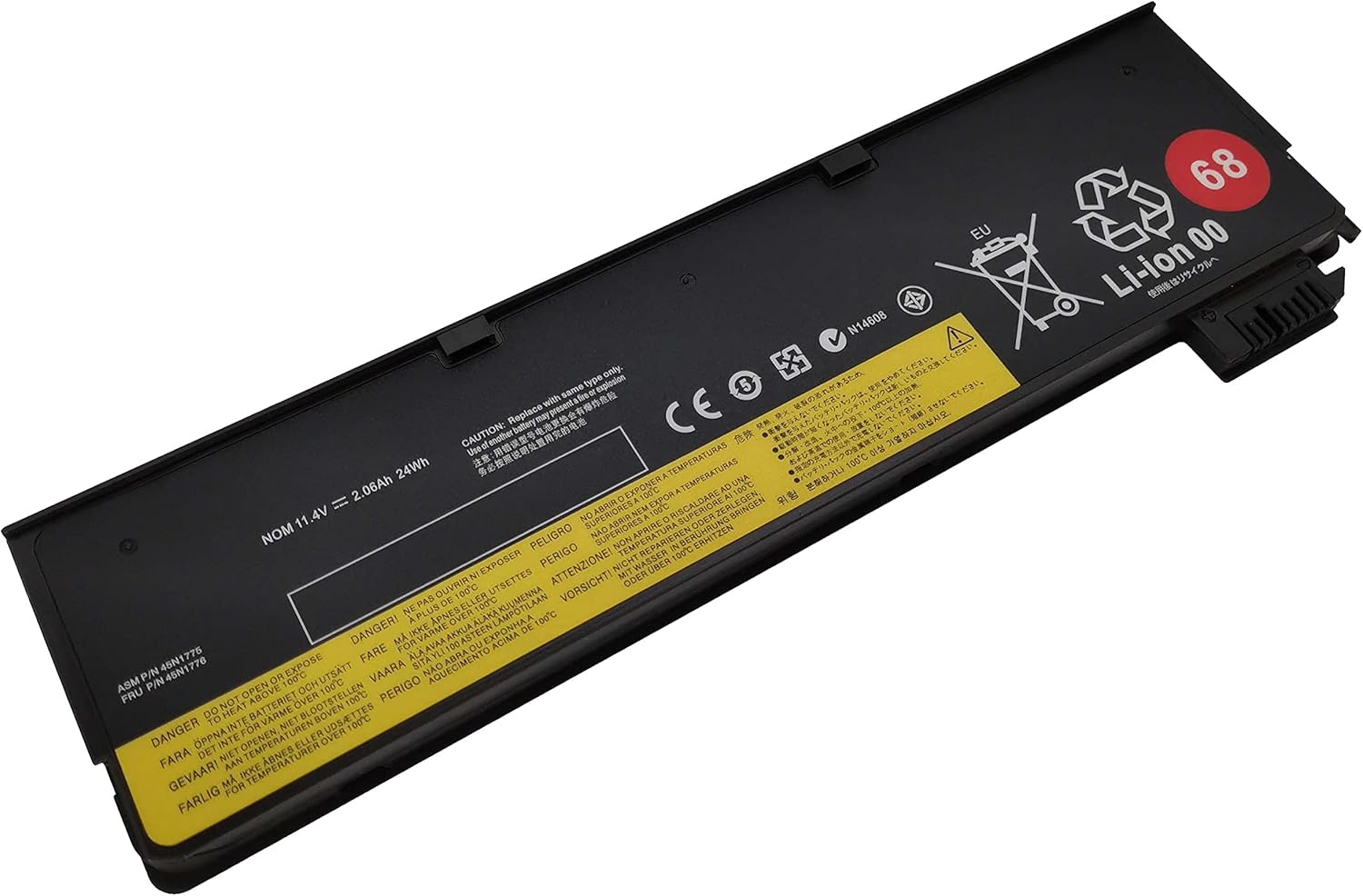 45N1775 45N1776 45N1126 68 Laptop Battery Replacement for Lenovo ThinkPad T440 T440S X240 X240S S440 S540 X250 T450S L450 X260 T450 T460 Series 45N1127 45N1125 45N1131 45N1735 11.4V 24Wh