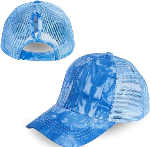 Berretto In Maglia Elasticizzata Da Donna Con Coda Di Cavallo, Cappelli - Foto 10