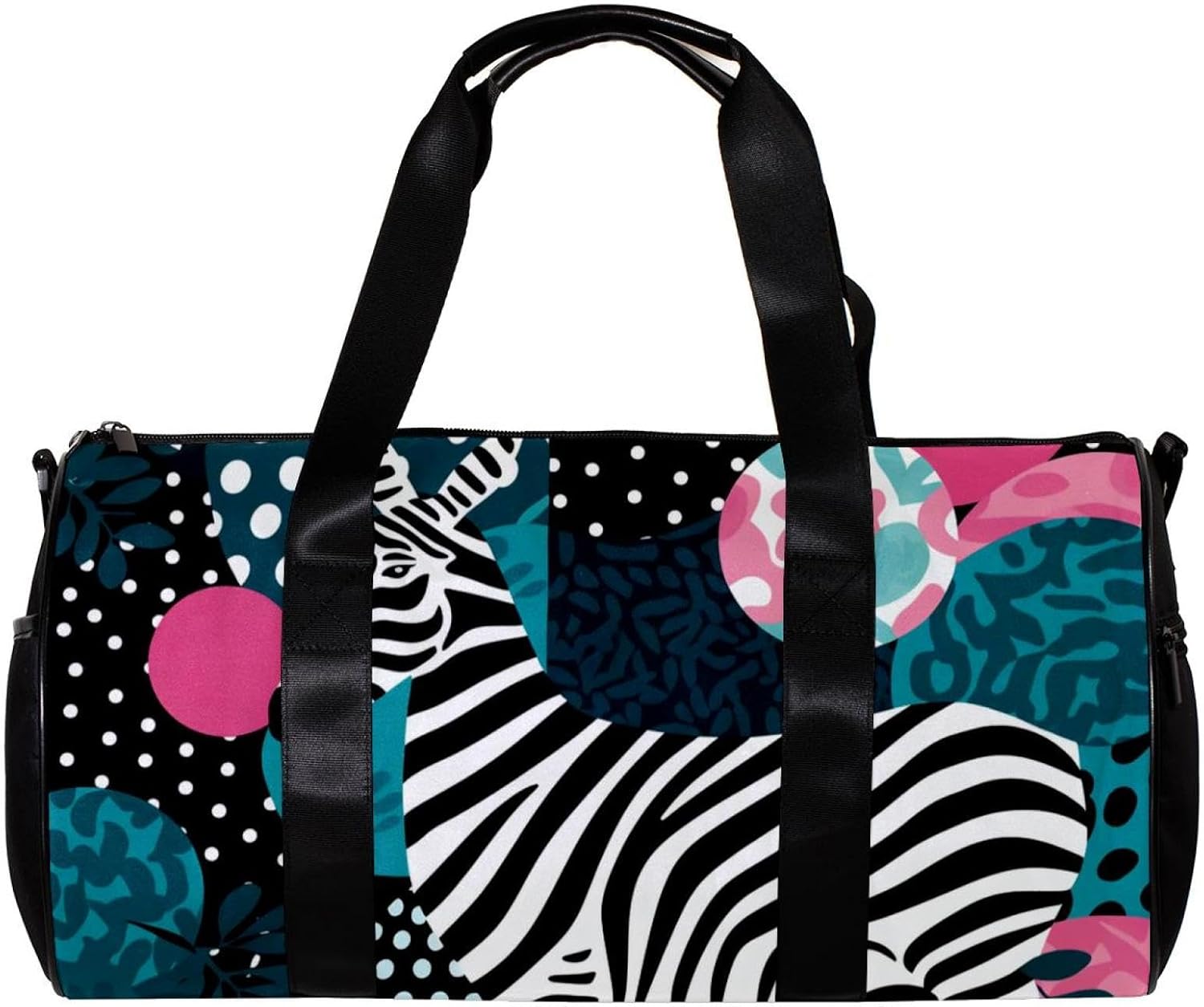 Gym Bags for Women,Duffle Bag for Travel,Animal Geometric Stripes,Gym Bag for Men