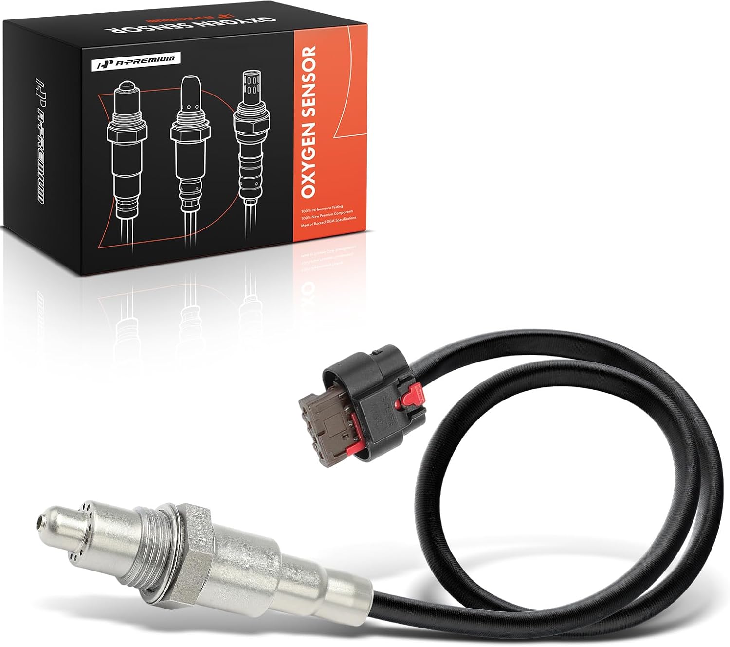 A-Premium Downstream O2 Oxygen Sensor Compatible with Ford Edge 2016-2022, Escape 2017-2022, Explorer 2016-2023, Focus 2015-2018, Fusion, Taurus, Bronco Sport & Lincoln MKC 2017-2019, MKT, MKZ