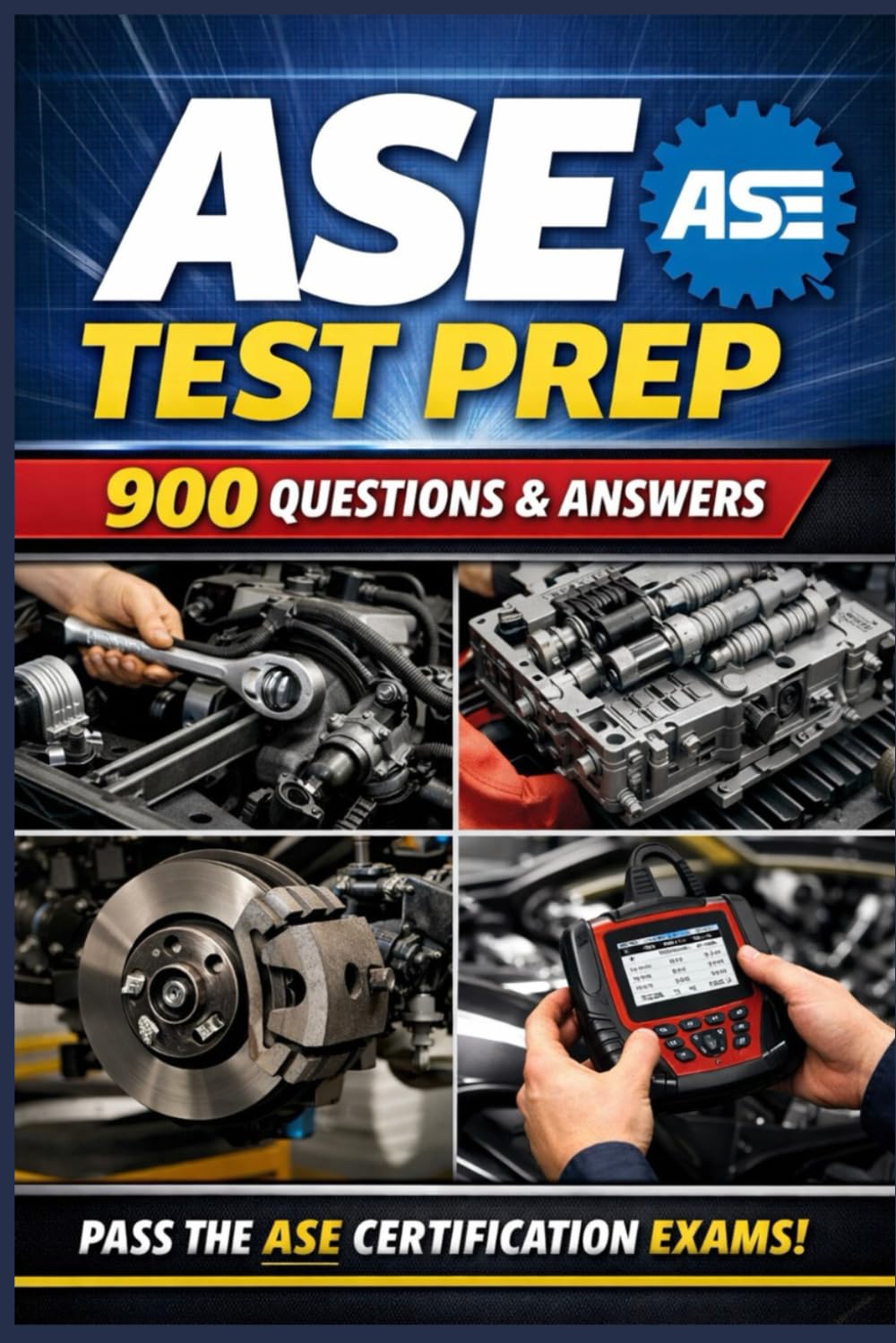ASE Test Prep: 900 Questions & Answers with Detailed Explanations (Angel Whitney Auto Tech Prep)