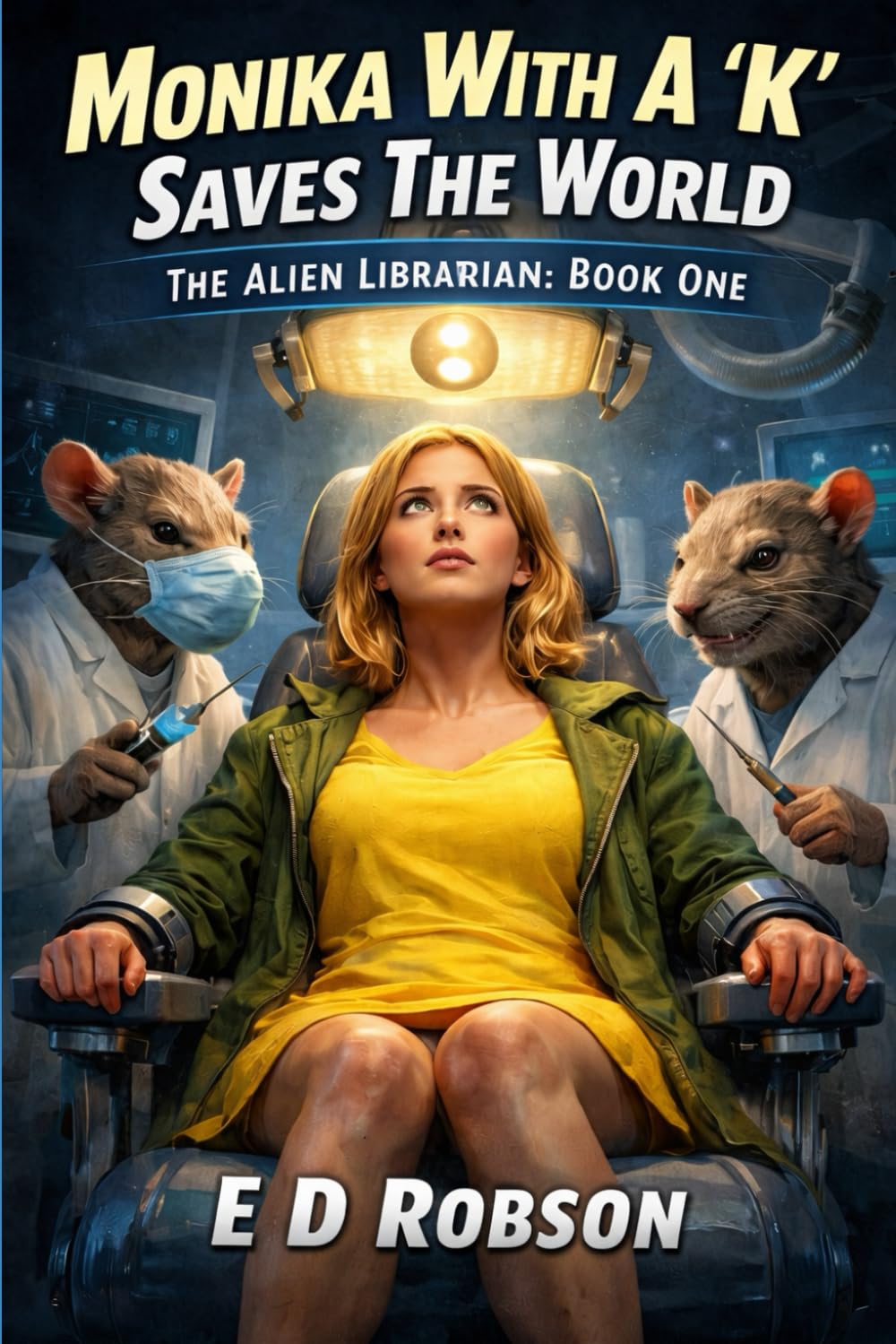 Monica with a 'K' saves the World (The Alien Librarian)