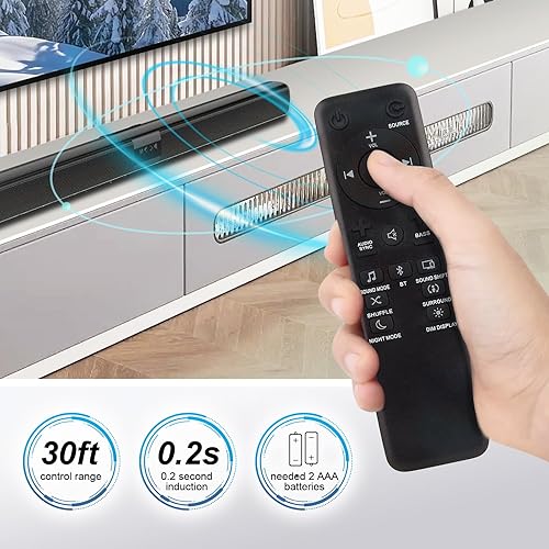 Miniatura 3 de Beyution VQB1760J Reemplazo de control remoto para JBL Bar 2.1 Bar 3.1 Bar 5.1 Sistema de cine en casa