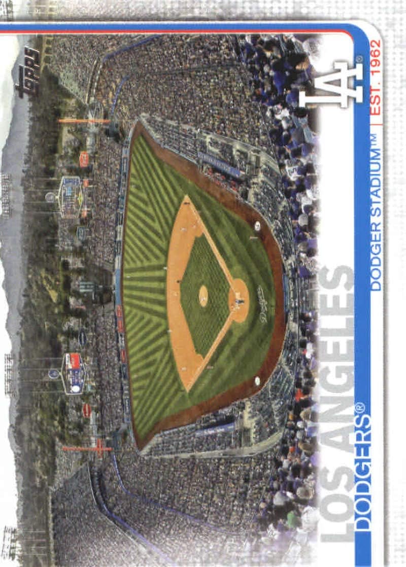 2019 Topps Baseball #254 Dodger Stadium Los Angeles Dodgers Thumbnail