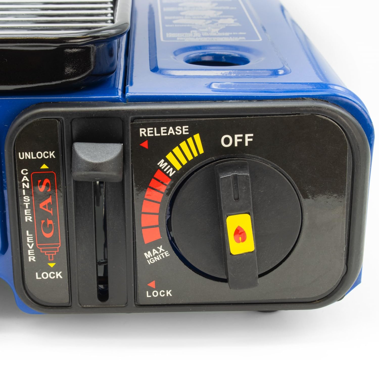 Evergrill Butangas Camping Gasgrill 2300 Watt | Inkl. Transportkoffer, Piezo-Zündung & Sicherheitsventil, Stufenlose Regelung, Mobiler Tischgrill