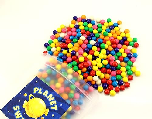 Miniatura 2 de Mini bolas surtidas de chicles  1.5 libras  8 sabores de frutas Dubble Bubble  Máquina expendedora de caramelos duros de recambio para máquina de