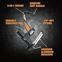 Vista 8 de Freeman PFL618BR, clavadora neumática 3 en 1.
