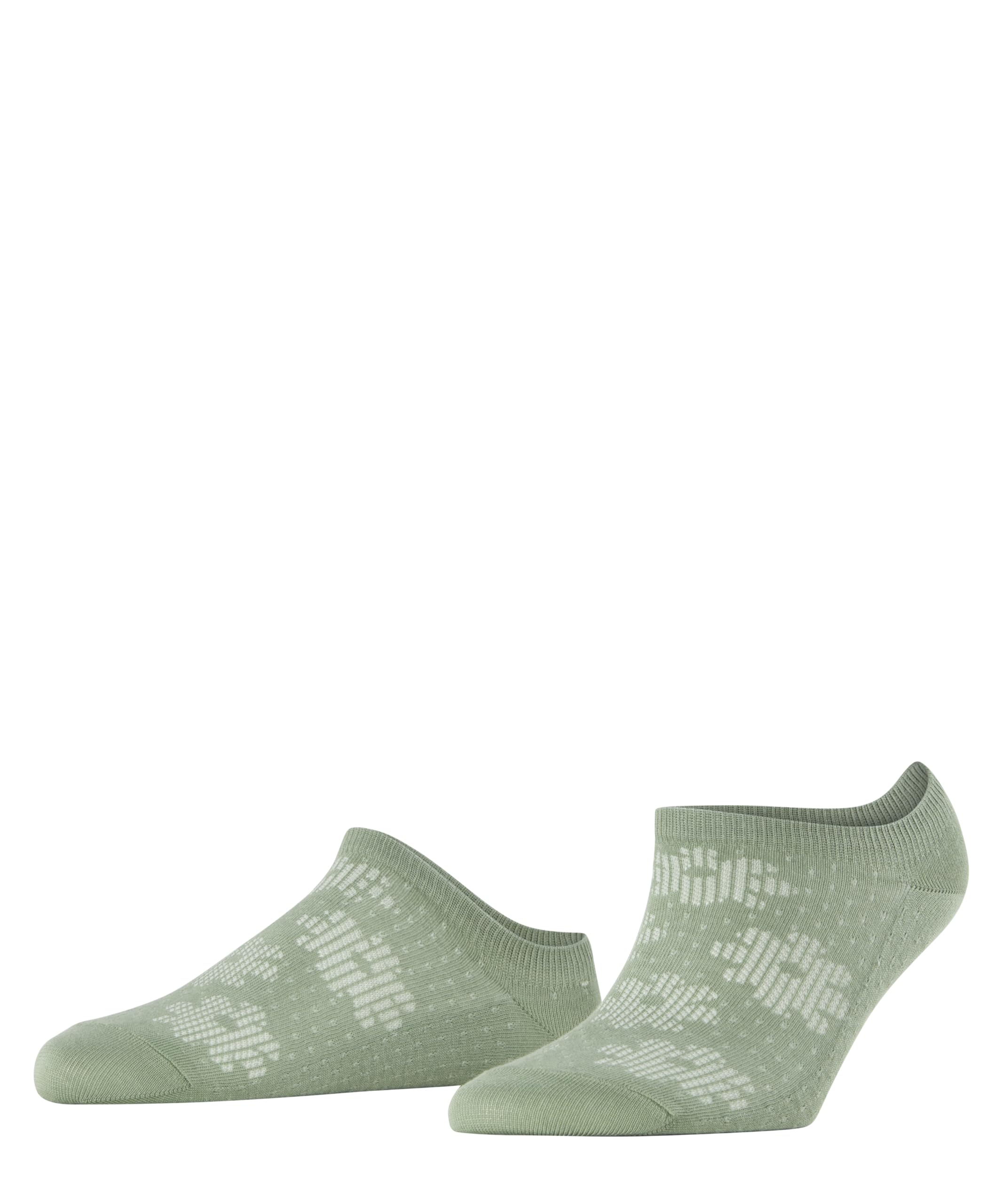 Falke Women's Green Sage 7538 Active Breeze Special Edition W Sn Lyocell Low-Cut Patterned Trainer Socks 1 Pair, 5.5-8