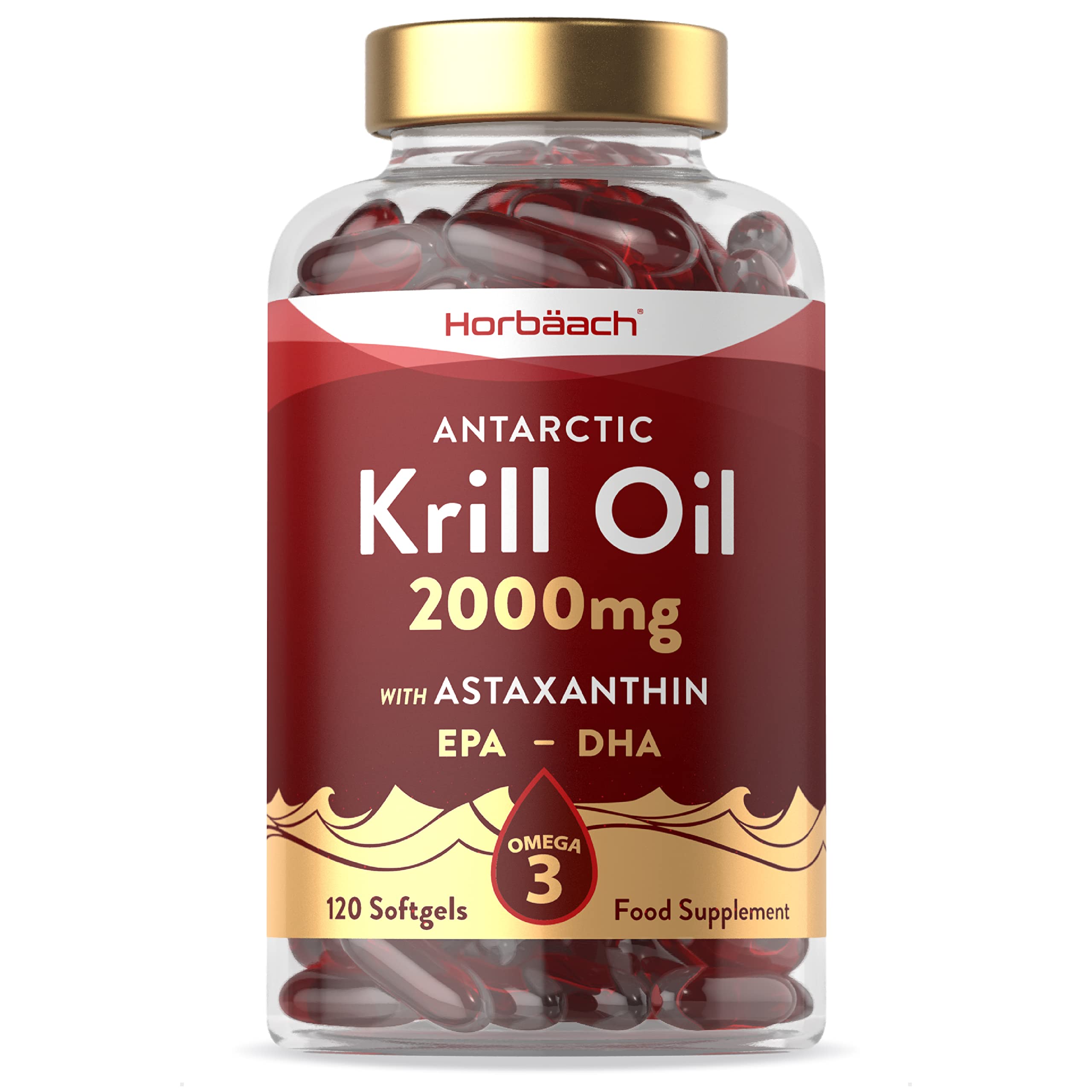Buy Antarctic Krill Oil 2000mg High Strength 120 s with Natural