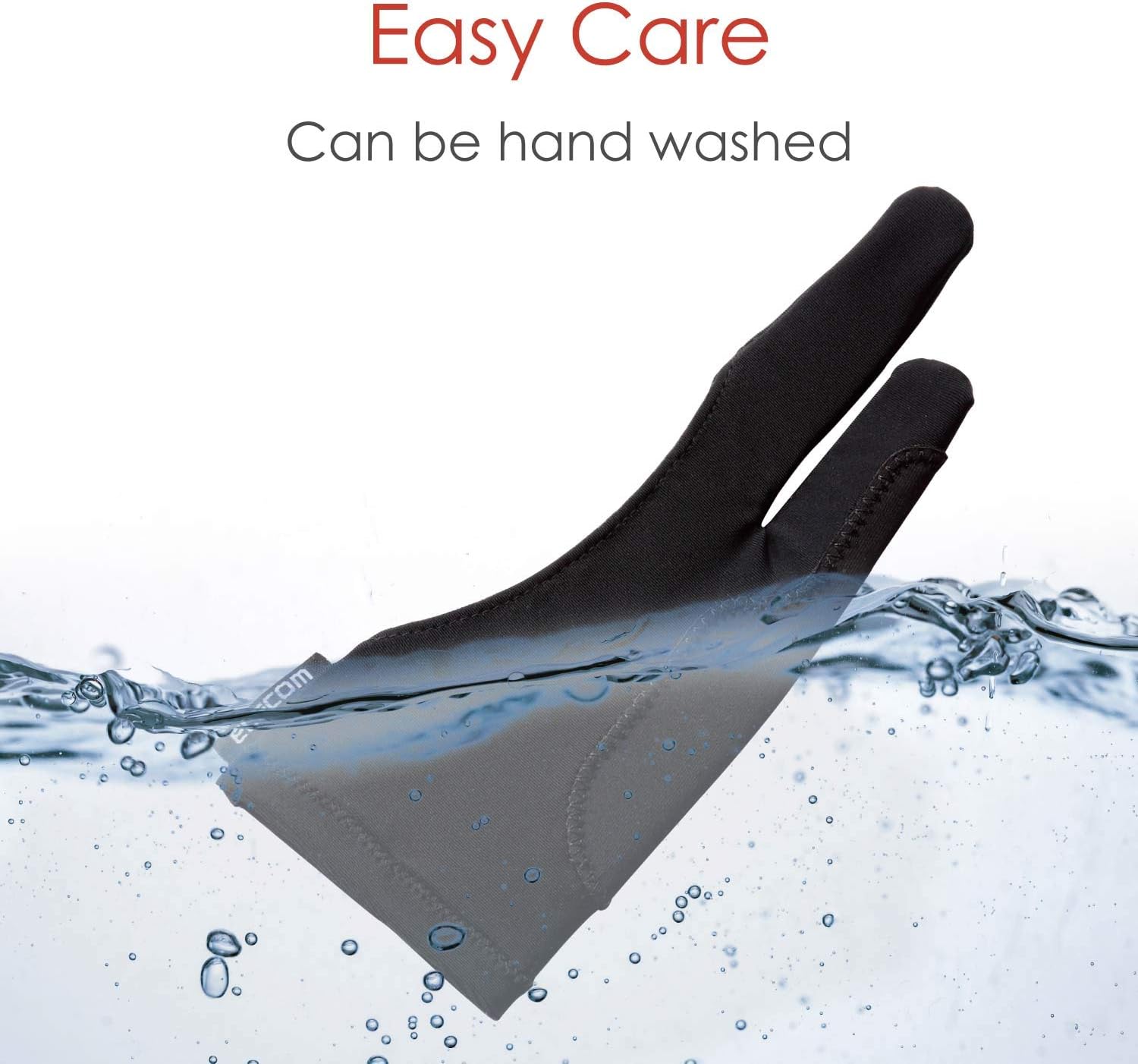 ELECOM Artist Gloves for Drawing Tablet for Left Hand or Right Hand with 2fingers 3.2inch - 3.4inch TB-GV2L