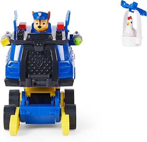 Miniatura 9 de Paw Patrol, Chase Rise and Rescue Transforming Toy Car with Action Figures and Accessories, Kids Toys for Ages 3 and up