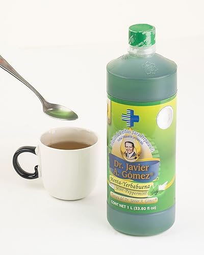Miniatura 5 de Alecos Tintura Infusion de Yerbas del Dr. Javier A. Gómez Menta Yerbabuena Frasco 1 Lt (33.80 fl oz), Verde, 2.2 libras