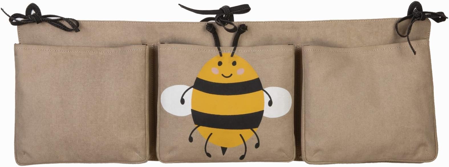 Mona B Buzz Bee Upcycled Canvas Crib Organizer M-5891