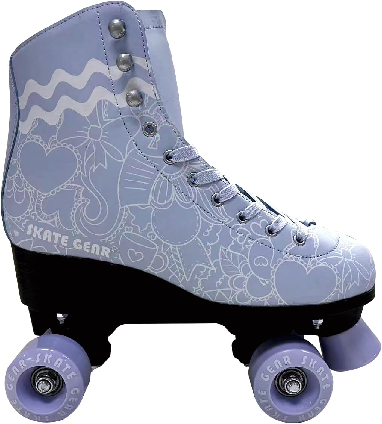 Skate Gear Retro Quad Design Roller Skates