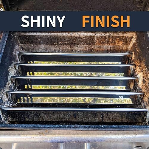 Miniatura 5 de SHINESTAR Barras saborizantes duraderas de 17 pulgadas de repuesto para Weber Genesis IILX 400 Series, Genesis II E410, E435, S435 (2017 y