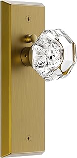 Glass Door Knobs for Interior Doors - Vintage Crystal Privacy Bedroom & ...