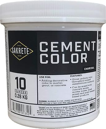 Sakrete Cement Color 10 Ounce Charcoal