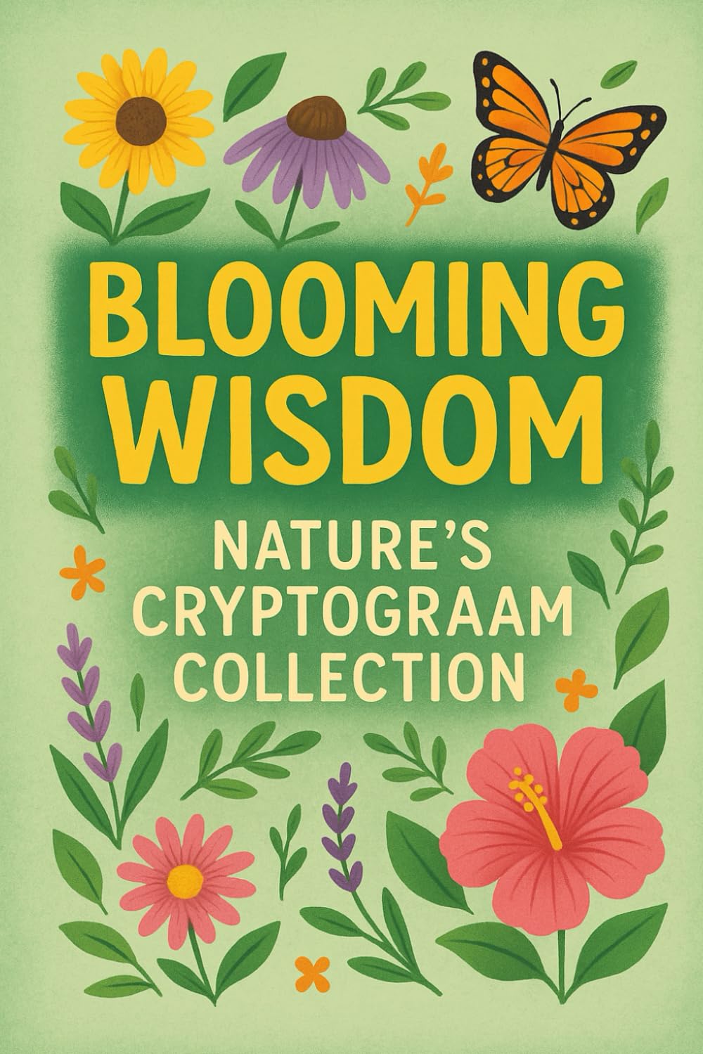 Blooming Wisdom – Nature’s Cryptogram Collection: Decode Inspirational Sayings Rooted in Gardening, Growth, and the Beauty of Nature