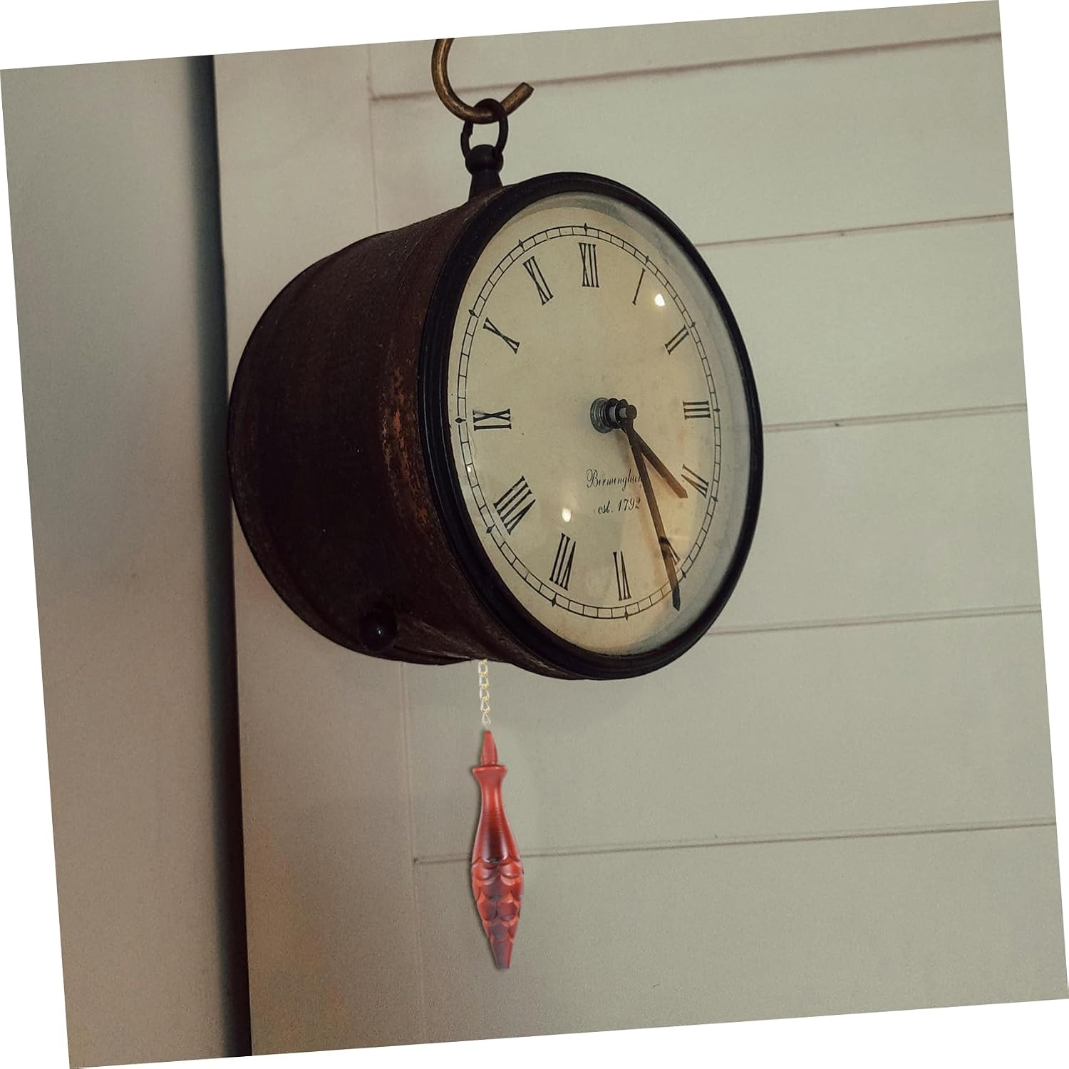OSALADI 2pcs Clock Weight Vintage Cuckoo Clock Pendulum Hammer Replacement Decorative Wooden Clock Parts for Clocks