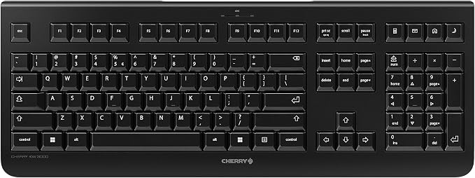 CHERRY KW 3000, Teclado Inalámbrico con Teclado Numérico, Distribución de…