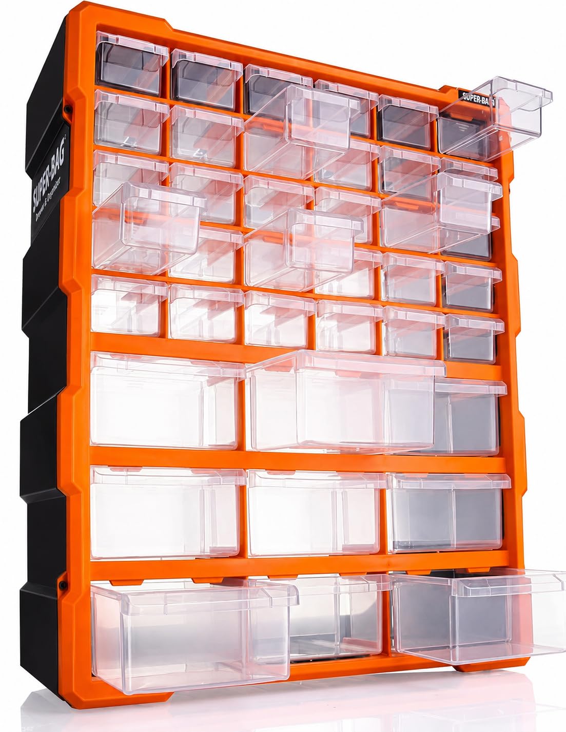 Süper Bag 39'lu Mono Blok Çekmece Seti Büyük Boy Hobby Organizer