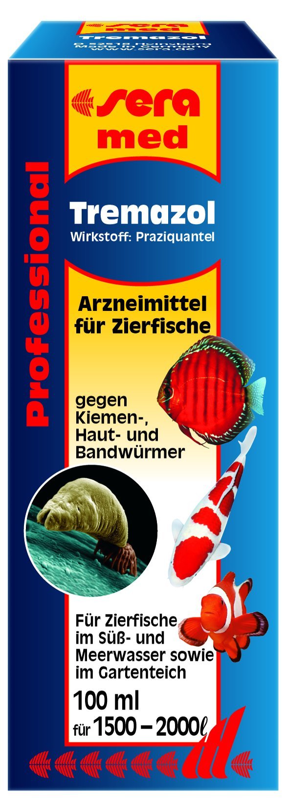 Sera - Med Professional Tremazol / 7000083 - Traitement pour aquarium