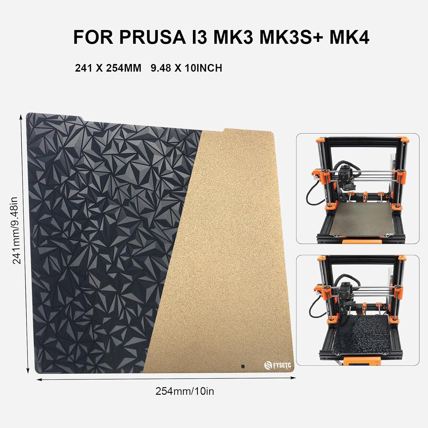 Imprimante 3D Lit Chauffant 24V MK3 Y Chariot pour Prusa I3 MK3S MK52