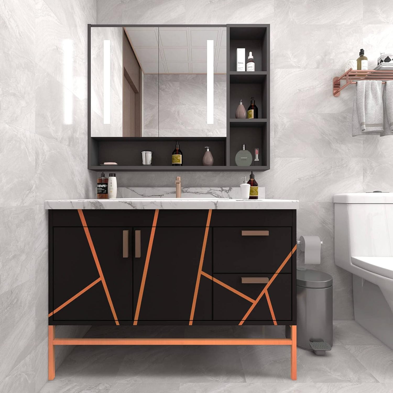 SUNBIRD Wall Stickers Rose Gold Contact Paper Self-Adhesive Metal Look Peel and Stick Wallpaper Film Home DIY Decor Furniture Shelf Liner (Rose Gold Brush, 24 X 78 Inch) (B0CW5WZDZG) Amazon Price History, Amazon Price Tracker