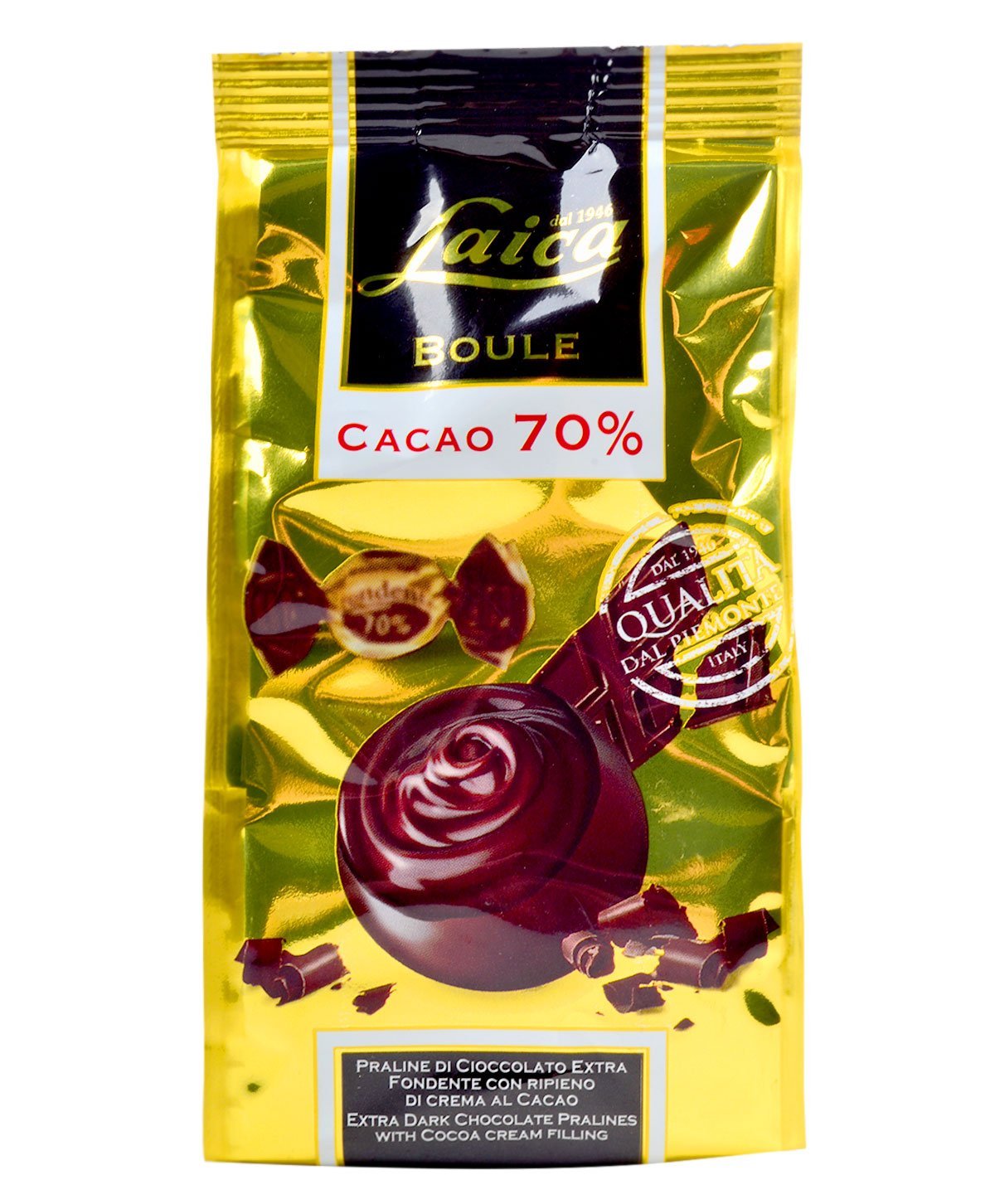 Praline di Cioccolato Extra Fondente 70 con Crema al