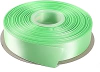 Vista 15 de ITIsparkle Cinta de satén de doble cara de 1 pulgada, rollo de 50 yardas para envolver regalos, libros de recortes, recuerdos de fiesta, trenzas