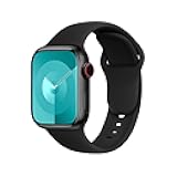 C1 Band for Apple Watch Bands Women Men Se Ultra 2 40mm 44mm 46mm 42mm 45mm 41mm 38mm 49mm Series 10 9 8 7 6 5 4 3 iWatch Sport Strap Silicone Black