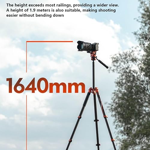 Miniatura 5 de X-AIRFLY - Trípode de fibra de carbono captura de video y fotografía sin esfuerzo, ligero, estable y expandible hasta 64.6 in - Innovadora