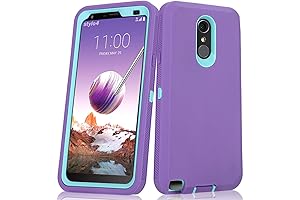 Annymall Case for LG Stylo 4: Full-Body Shockproof Tri-Layer Protection