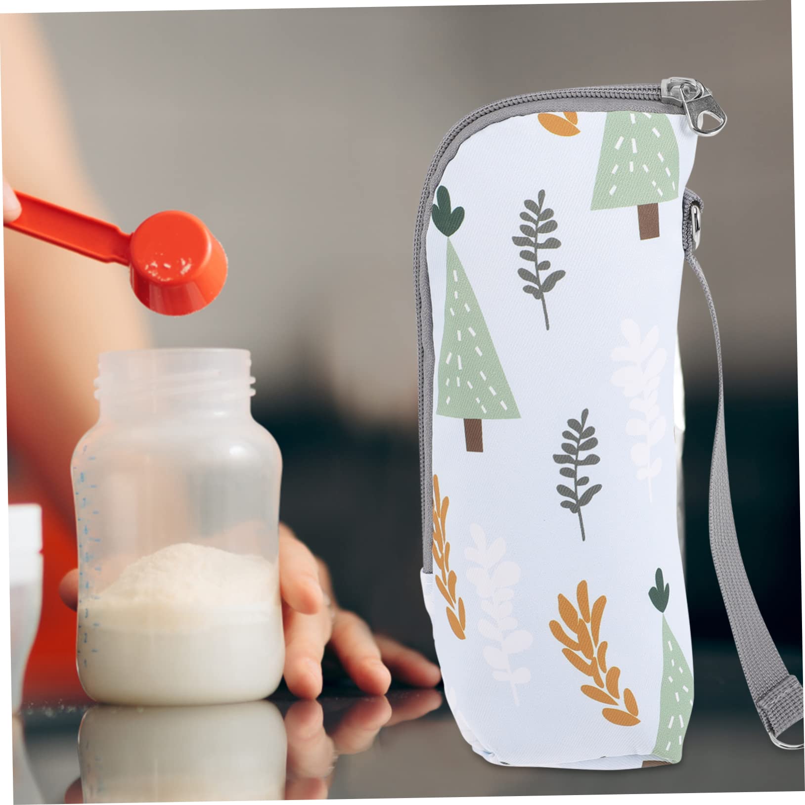 KOMBIUDA 5piezas Bolsa Térmica para Biberones Aislante y Portátil para Viajes Bebés Mantiene La Leche Temperatura