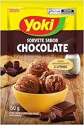 Pó para Sorvete Chocolate Yoki Pacote 150g