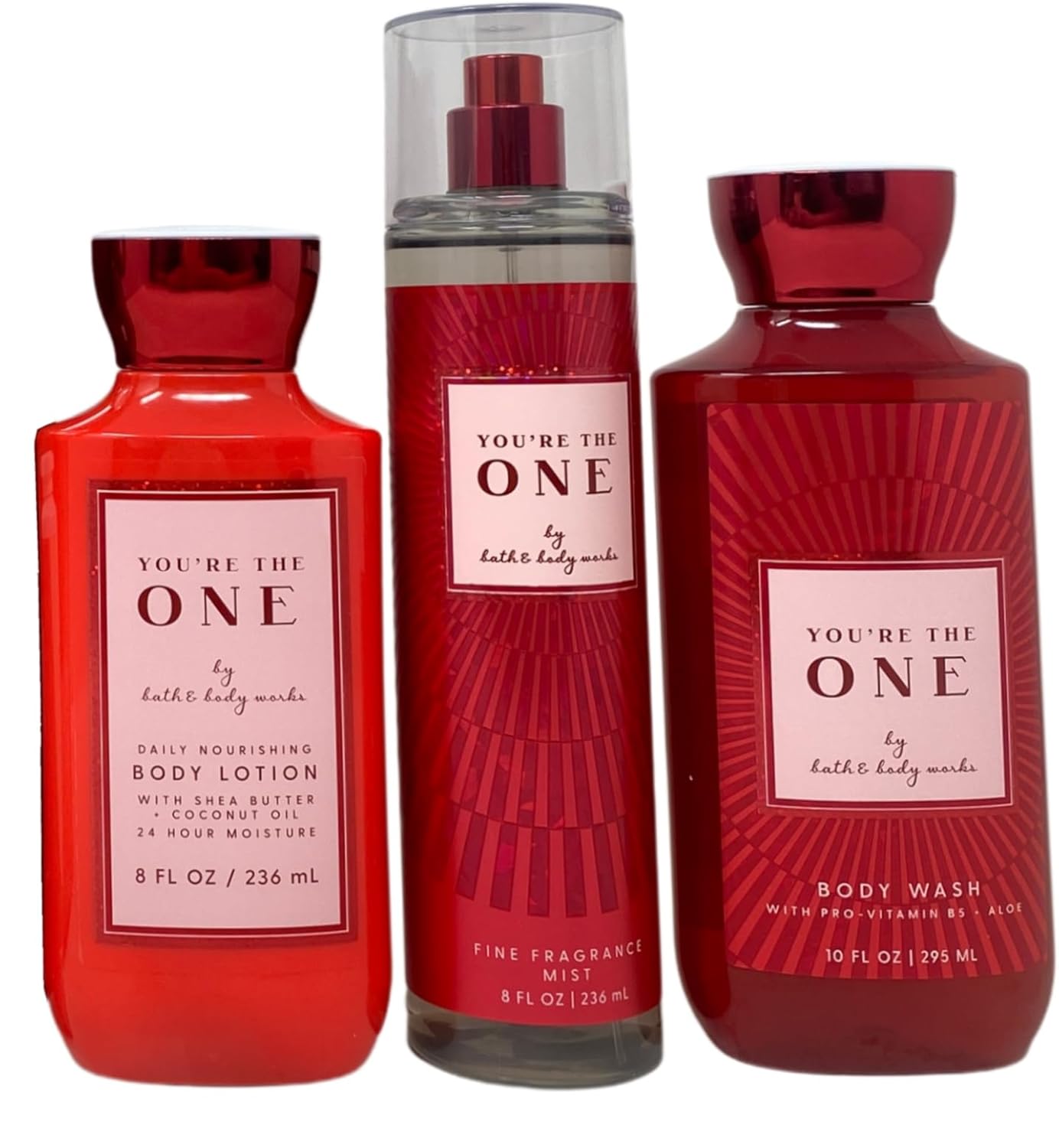Bath & Body Works You're The One - Body Wash - Body Lotion - Fragrance Mist - with a Peach Gardenia Bar Soap - Image 2