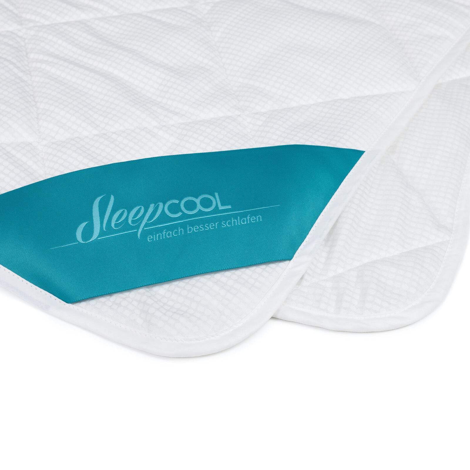 Extra dünne Sommerbettdecke mit doppeltem Kühleffekt, 135x200cm Cool.Breeze, Füllgewicht 160g, Bettdecke für warme Sommernächte