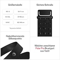 Senzor de ritm cardiac Polar H10 cu centură pectorală - negru - mărimea M-XXL 5