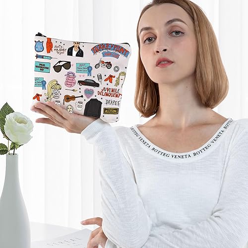 Miniatura 5 de G2TUP Johnny 80's película regalo hacha cara cremallera bolsa agua fans maquillaje accesorios bolsa, Bolsa de maquillaje F, 4